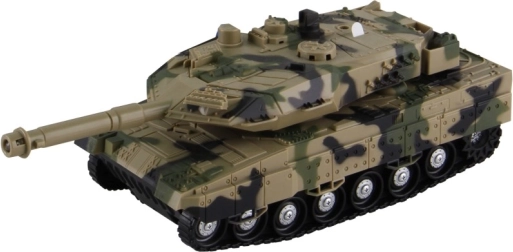 Tank med svinghjul og effekter