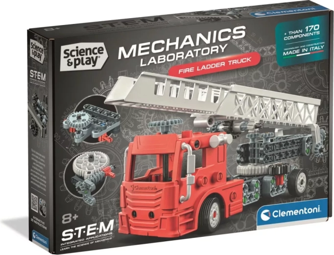 Clementoni Science&Play Mekanisk laboratorium Brandbil med stige