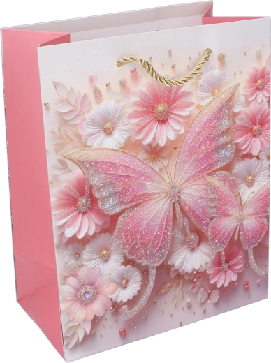 Delikat sommerfugledesign i pastelfarver