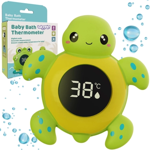 Woopie Baby badetermometer 2 i 1 skildpadde