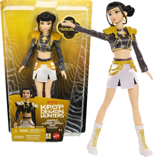 Syngende modedukke KPop Demon Hunters HUNTR/X Zoey Golden
