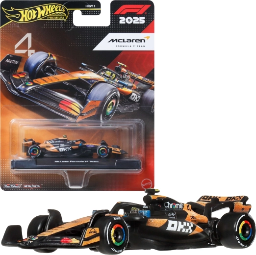 Hot Wheels Premium Formel 1 2025 McLaren F1 Lando Norris #4