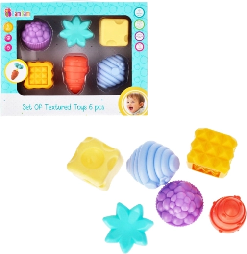 Sæt med sensoriske figurer - 6 stk.