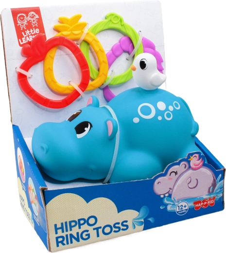 Børnespil med ringkastning, flodhest HAP-P-KID