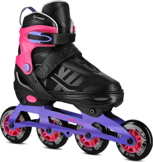 Rulleskøjter Nils Extreme Velto pink – M (35-38)
