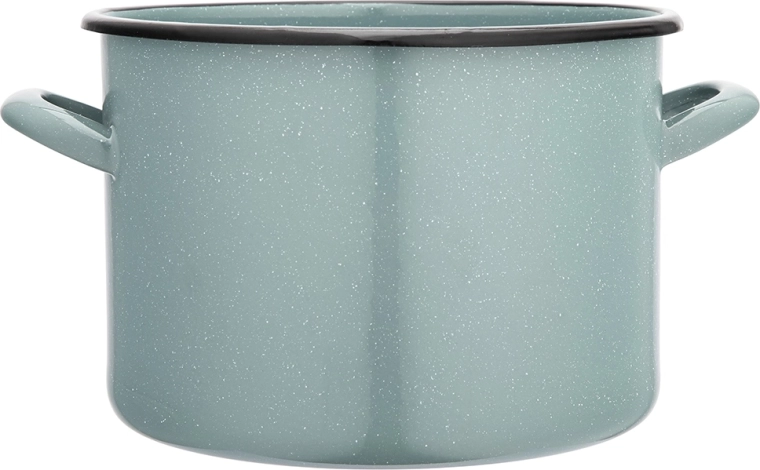 Enkel gryde 7,5 l, 24 cm, salvie med spraglet dekor