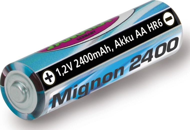 Genopladeligt Jamara AA-batteri (HR6) NiMH 2400 mAh 1,2 V - 1 stk.
