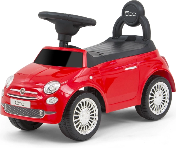 Rød Milly Mally Fiat 500-gåbil til børn