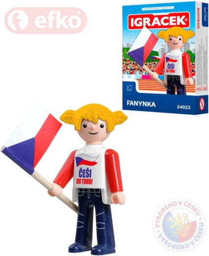 Igráček hockeyfan – figur 7,5 cm i æske