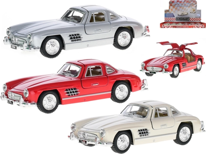 Metalmodel af bil Mercedes‑Benz 300 SL 1954 1:36 Kinsmart