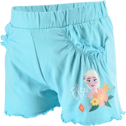 Turkise børneshorts Frozen
