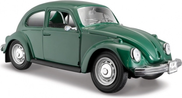 Modelbil Volkswagen Beetle 1/24 grøn