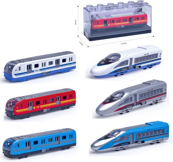 Metalmodel af højhastighedstog 1:64 – flere varianter