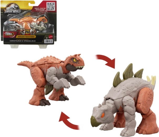 Dinosaur 2-i-1 med transformation Carnotaurus JURASSIC WORLD