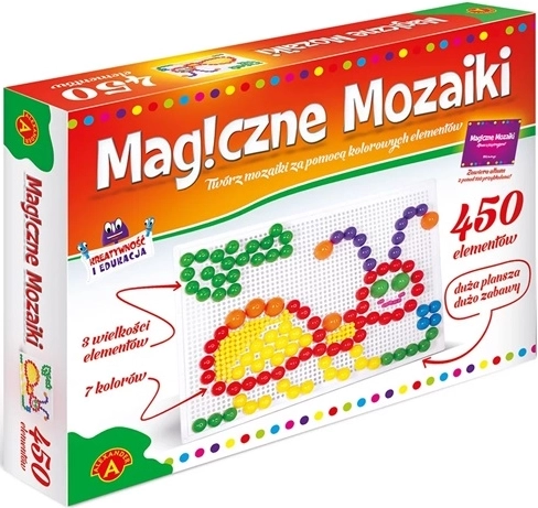 Magiske mosaikker – kreativt læringssæt 450 stk.