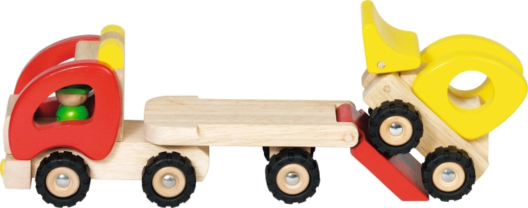Massivt træ og gummidæk