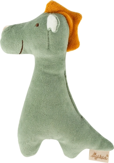 Sigikid første krammeven drage med rangle 14 cm