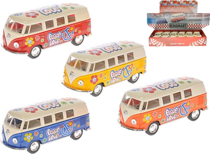 Kinsmart metalmodel Volkswagen Classical Bus 1962 1:32 13 cm