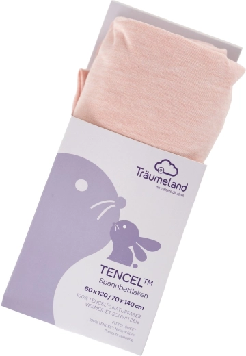 Träumeland faconlagen Tencel uni rose smoke