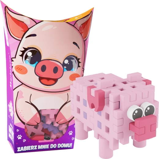 Byggesæt Mini Waffle Pocket Pets – smågris
