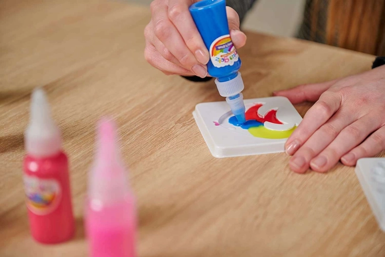 Farvede geler til præcis påføring