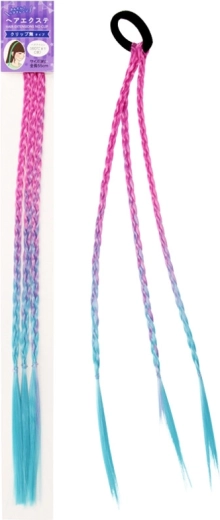 Elastik med fletning til børn 41 cm