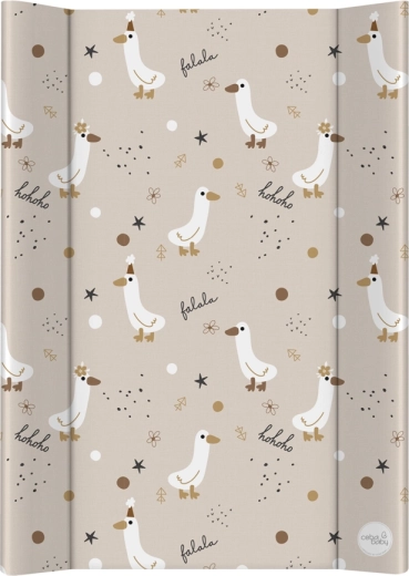 Ceba Baby hård puslepude til tremmeseng 50 × 70 cm basic crazy ducks