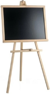 Tavle på stativ til børn 88x46 cm