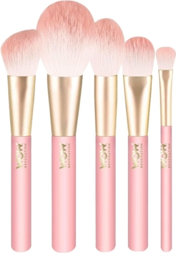 Komplet sæt med 5 pensler til daglig makeup
