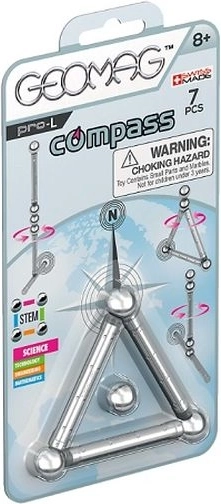 Trefl Geomag Pro-L sæt med magnetiske byggedele kompas – 7 dele