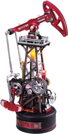 3D mekanisk puslespil oliepumpe ROKR Industrial City