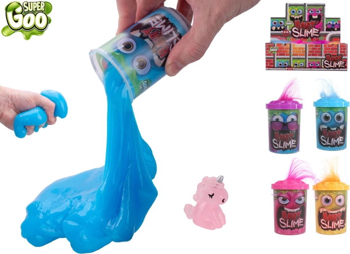 Super Goo slim – pelsklædt monster 8 cm, 100 g