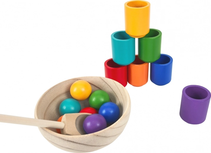 Lærer farver og sortering gennem leg