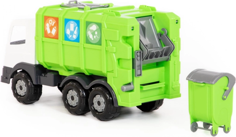 Realistisk tømning af container