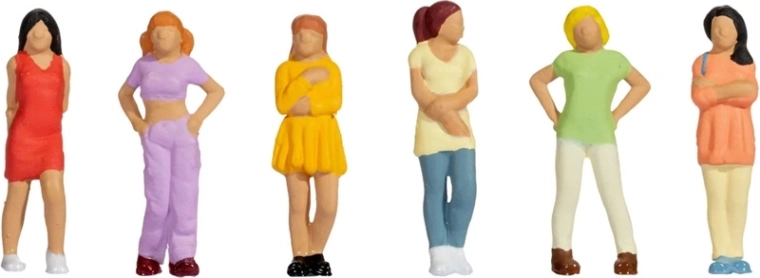 Noch sæt figurer – piger H0 (6 stk.)