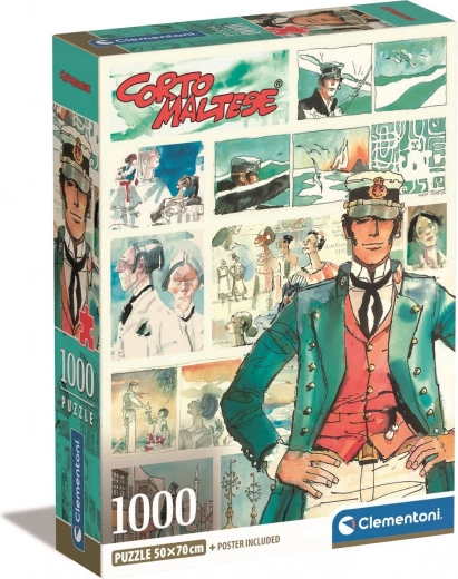 Eventyrligt motiv med Corto Maltese
