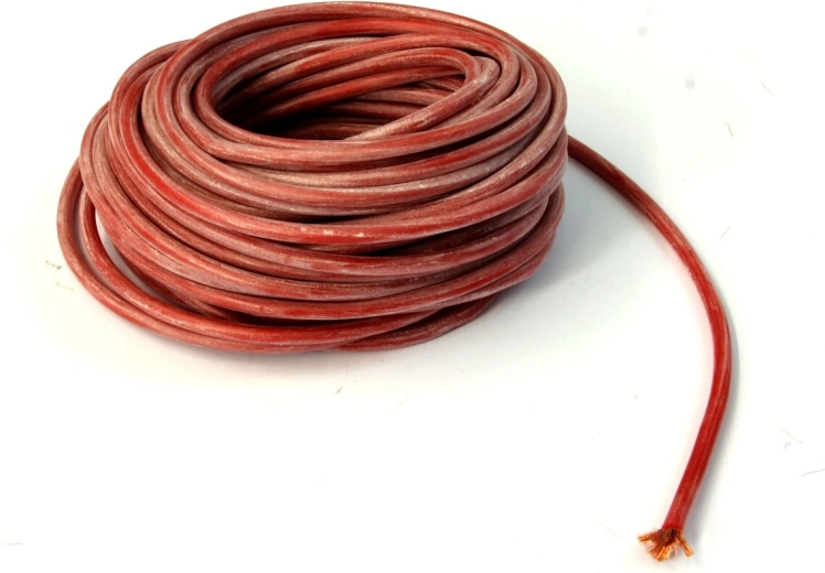 Silikoneledning 2,5 mm² 10 m rød