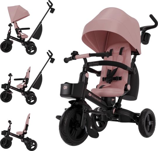 Kinderkraft Aveo 2 plus trehjulet cykel – pink