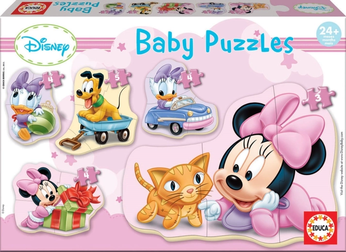 Educa baby puslespil Minnie 5 i 1 (3–5 brikker)