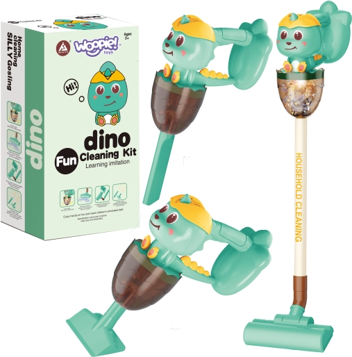 Woopie Interaktiv Dino Støvsuger 3i1 Lys Lyd
