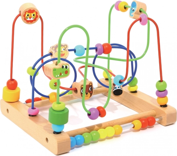 2kids toys trælabyrint med dyr