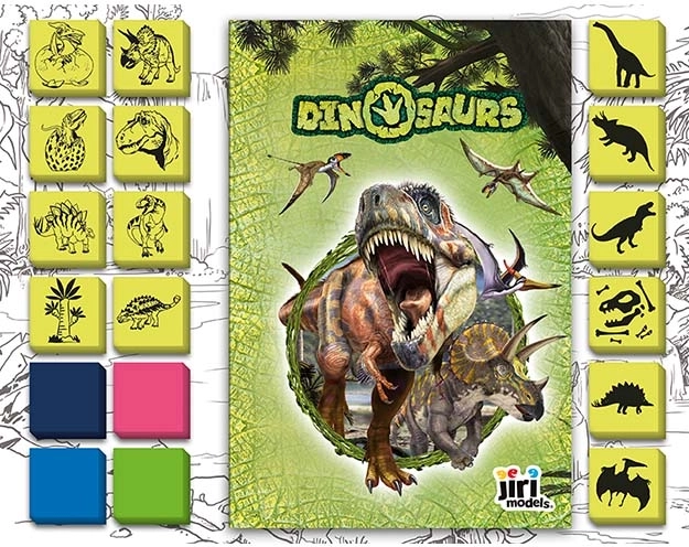 Sjov stempling – Dinosaurer