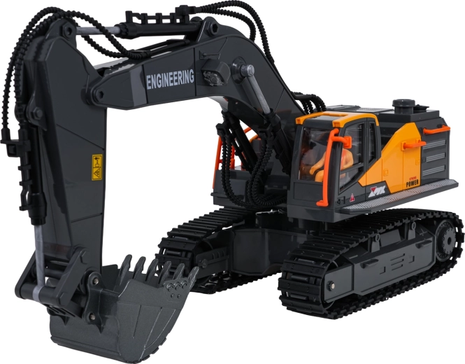 Metal-skovl og realistiske arbejdsbevægelser