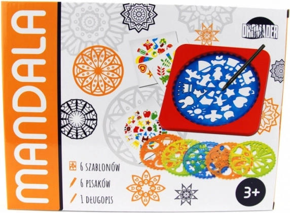 Sæt med mandala-tegninger