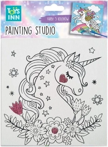 Kreativt malersæt Canvas Lille fugl TOYSINN 15 × 15 cm