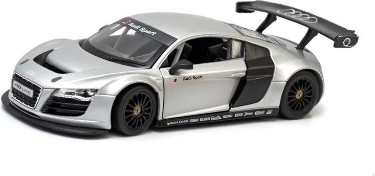 Rastar Audi R8 LMS 1:24 sølvfarvet bilmodel