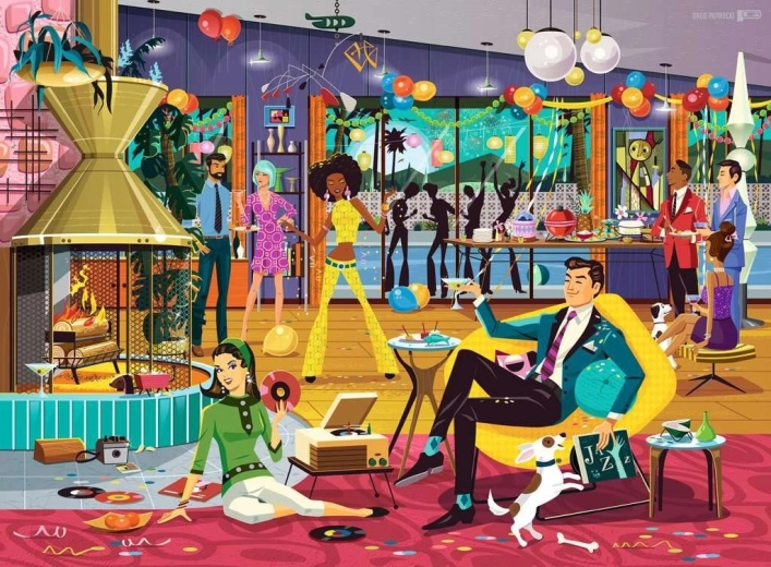 Ravensburger Puzzle Jazzy! Tid til fest 500 brikker