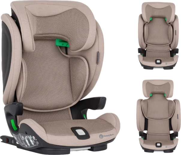 Petite&Mars autostol Elite Fix Pro i-Size tan brown air 100–150 cm (15–36 kg)
