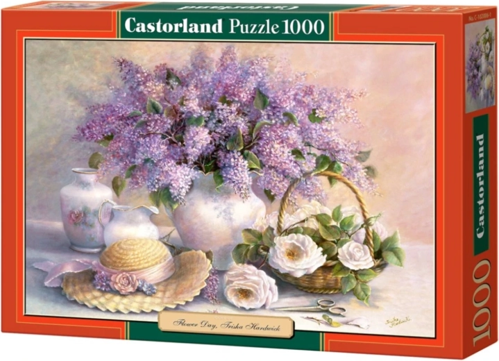 Castorland-puslespil med blomster – syrener og roser, 1000 brikker