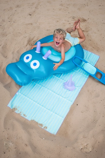 Quut oppustelig bademadras Hippo